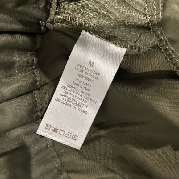 Dynamite Clothing Green Belted Pull On Pants - Picture 6 of 6